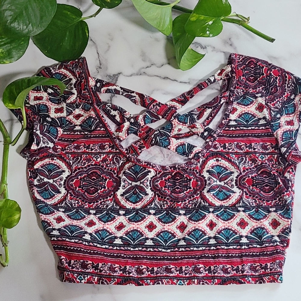 Strappy Boho Crop Top